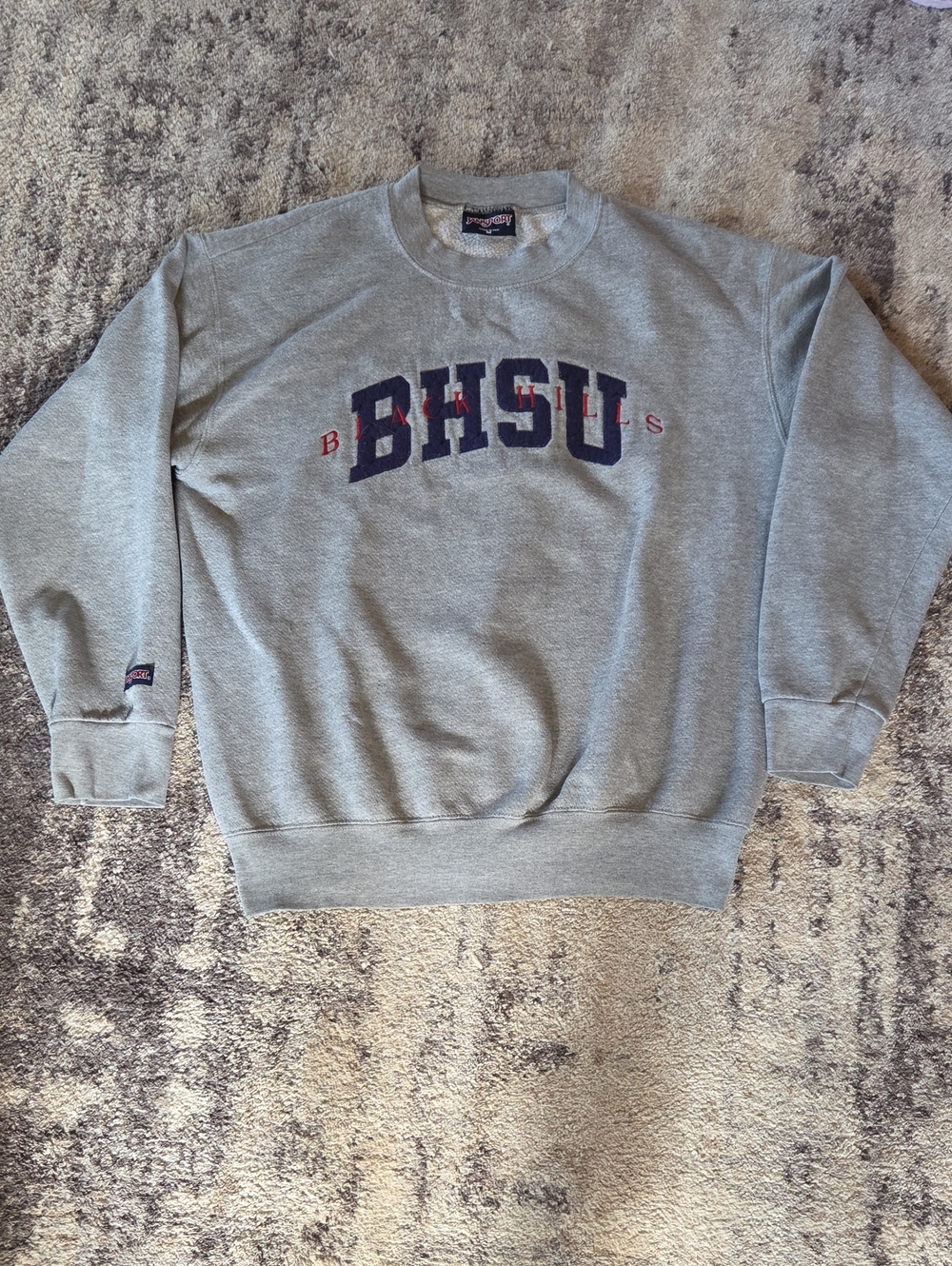 Vintage Jansport BHSU Black Hill State University Crewneck Sweatshirt Medium